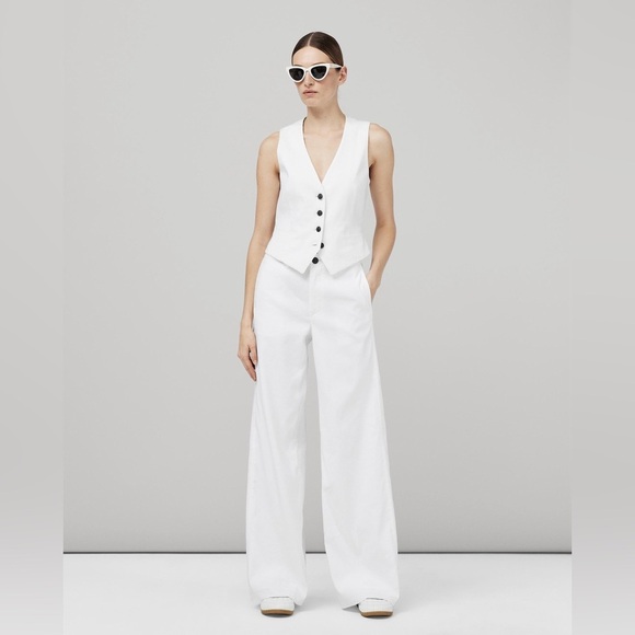 Rag and Bone Priya Linen Vest - Picture 11 of 12